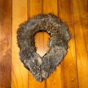 Vintage Winter Earmuffs REAL Genuine Rabbit Fur Ear Warmer Headwear Foldable